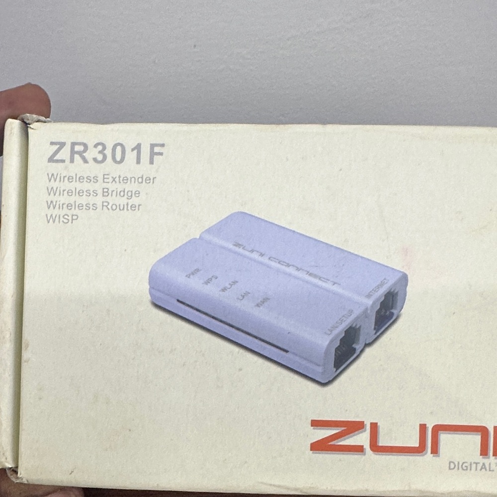 Zuni Digital Wireless Extender Wireless Bridge Wireless Router WISP Model ZR301F - Picture 2 of 7